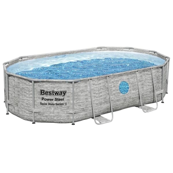 Bestway Power Steel swimmingpoolsæt 488x305x107 cm