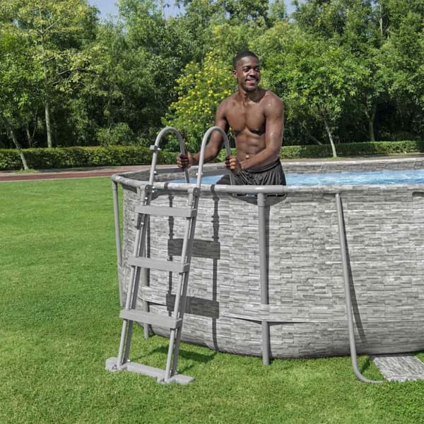Bestway Power Steel swimmingpoolsæt 488x305x107 cm