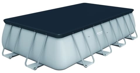 Bestway Power Steel 56670, 11532 l, Innrammet basseng, Stige, Hvit, 95,3 kg