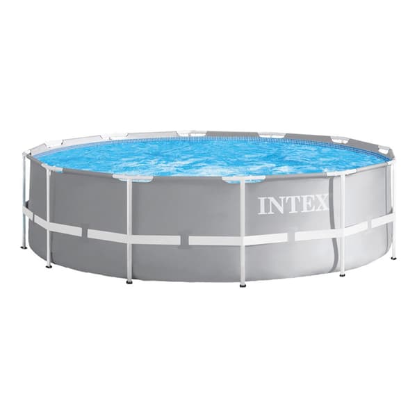 Intex Rækkevidde Sammenklappelig Med Filterpool Prism Frame Grå 366 x 99 cm