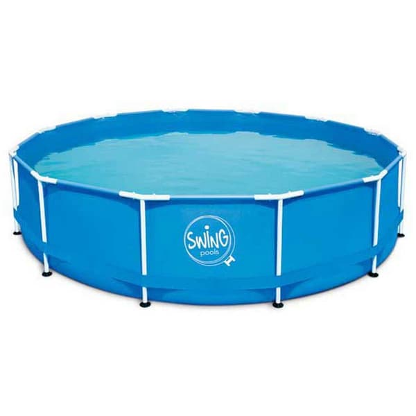 Mountfield Swing Metallirunkoinen Allas Sininen 366 x 84 cm
