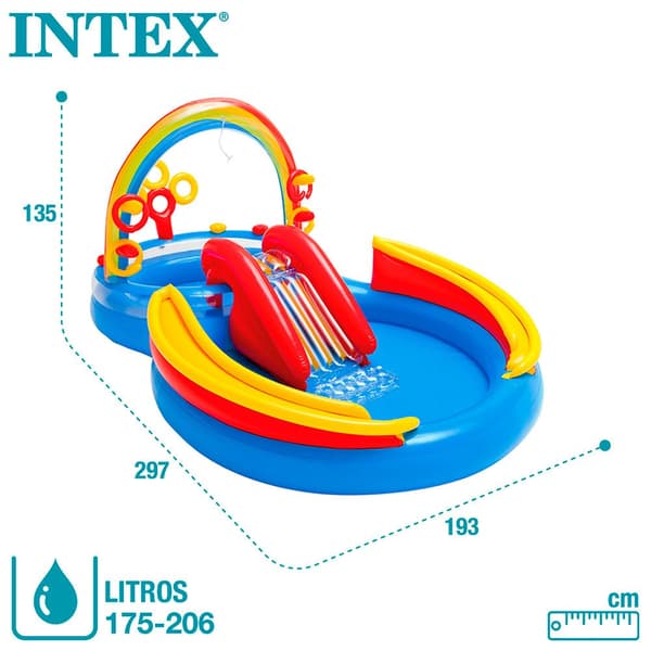 Intex Rainbow-allas Monivärinen 297 x 193 x 135 cm