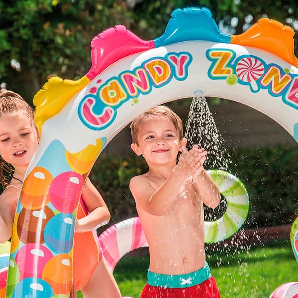 Intex Oppustelig Legecenter Pool Candy Zone Flerfarvet 295 x 191 x 130 cm