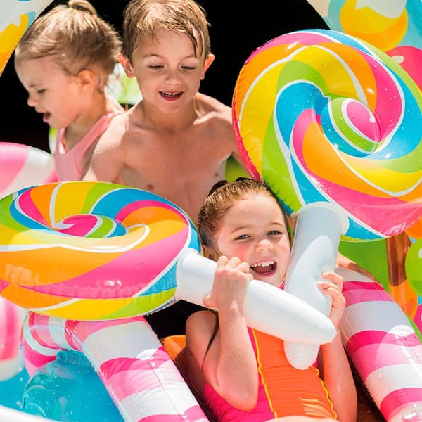 Intex Oppustelig Legecenter Pool Candy Zone Flerfarvet 295 x 191 x 130 cm