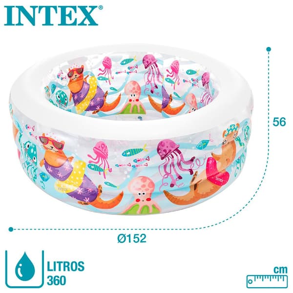 Intex Uima-allas Inflatable Aquarium Monivärinen 153 x 56 cm