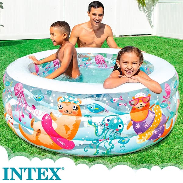 Intex Uima-allas Inflatable Aquarium Monivärinen 153 x 56 cm