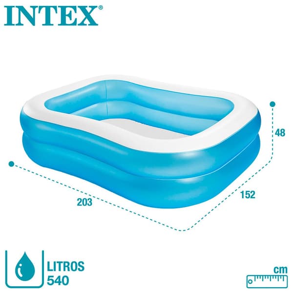 Intex Perhetäytteiset Uima-altaat 540 L Sininen 203 x 152 x 48 cm
