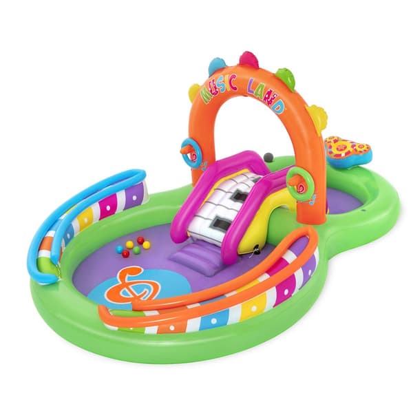 Bestway Kahden Hengen Lastenallas Palloilla Sing N Splash 295x190 Cm Sininen
