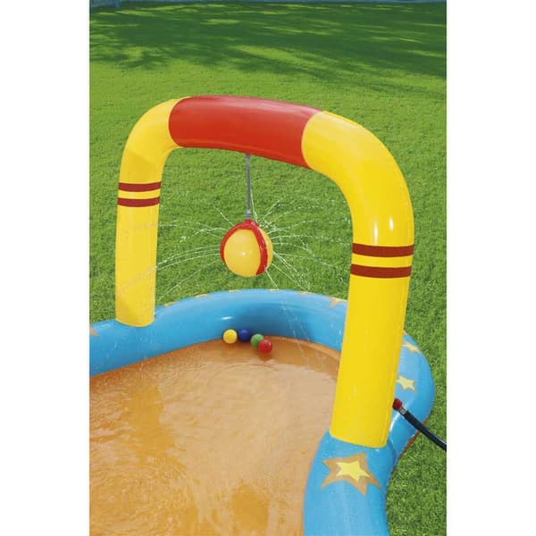 Bestway Oval Oppustelig Legepool Lil´champ 435x213x117 Cm Flerfarvet 314L