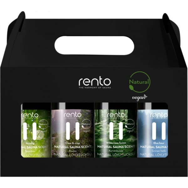 Rento Natural -Löylytuoksu lahjapakkaus 4 x 100 ml