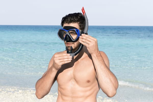 Diving Set Black Mask Snorkel Bestway 24069