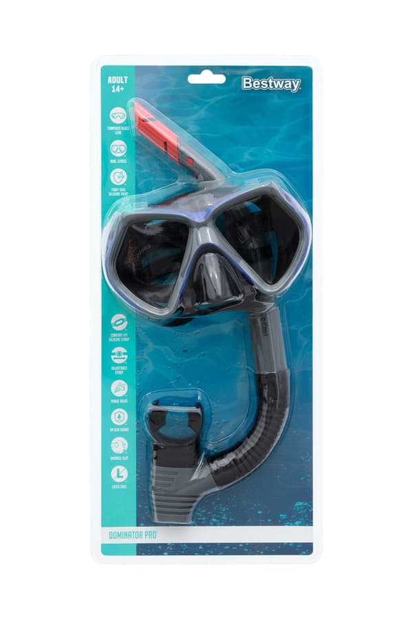 Diving Set Black Mask Snorkel Bestway 24069