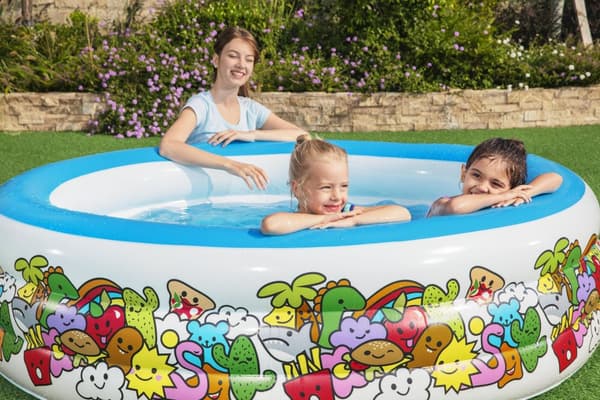 Inflatable Round Pool 196 cm x 53 cm Bestway 51122