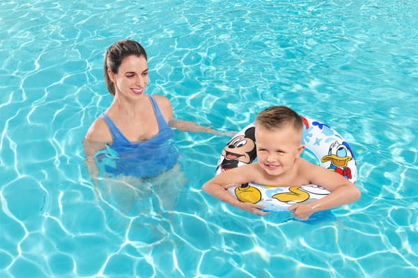 Mickey Mouse Inflatable Swimming Ring 56 cm Bestway 91004