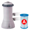 Pikkukuva 3 / 7: Intex Uima-allas Prisma Frame Range Round Above Ground With Filter Harmaa 366X76 cm