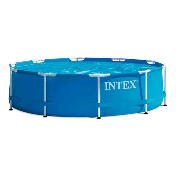 Intex Uima-allas Metal Frame Round+filter Sininen 4485 Liters