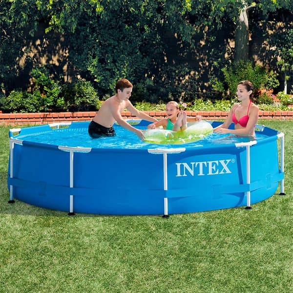 Intex Uima-allas Metal Frame Round+filter Sininen 4485 Liters