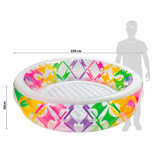 Intex Oppustelig Pool Flerfarvet 229 x 56 cm