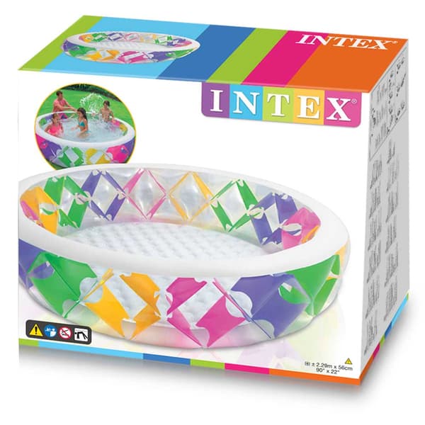 Intex Oppustelig Pool Flerfarvet 229 x 56 cm