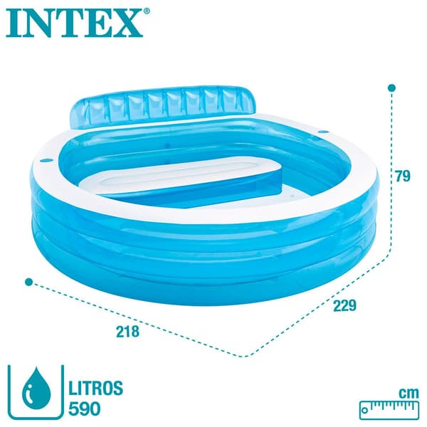 Intex Tuoli-allas Familiar Sininen 640 Liters-From 3 Years