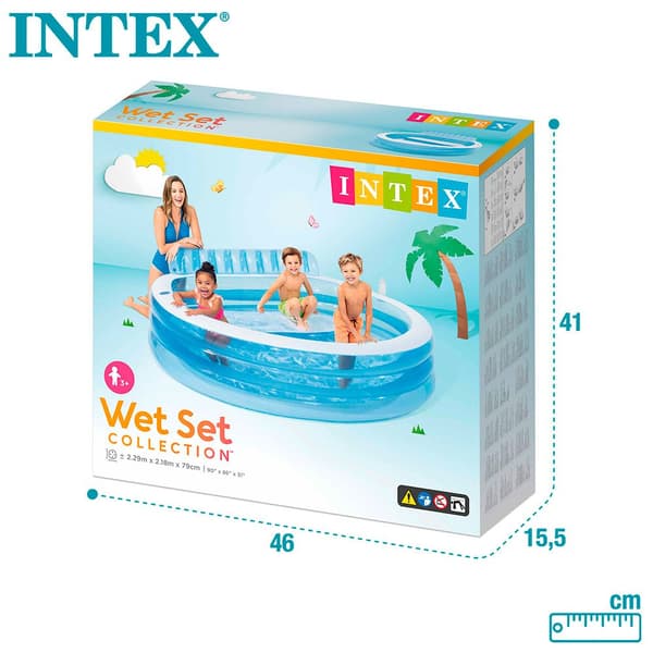 Intex Tuoli-allas Familiar Sininen 640 Liters-From 3 Years