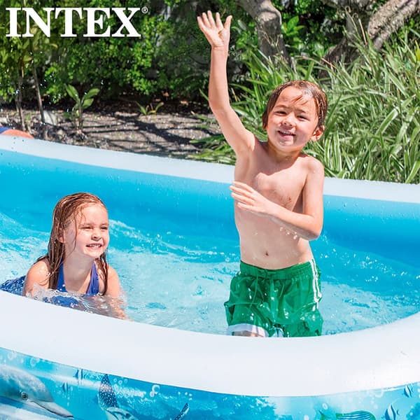 Intex Slå Samman Tropical Blå 999 Liters