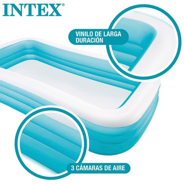Intex Pool Rectangular Blå 305 x 183 x 56 cm