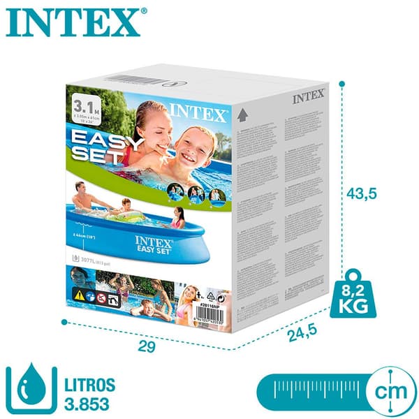 Intex Uima-allas Easy Set Sininen 3853 Liters