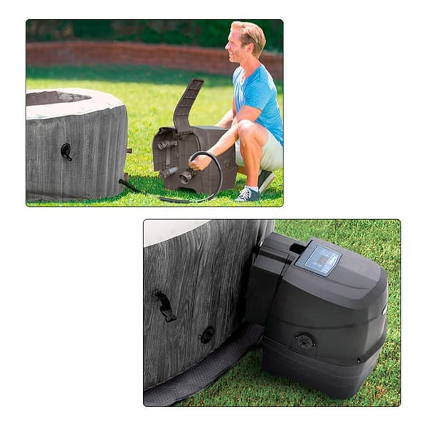 Intex Uima -allas Greywood Deluxe Purespa Harmaa 6 People