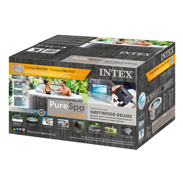 Intex Uima -allas Greywood Deluxe Purespa Harmaa 6 People