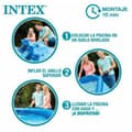 Miniatyrbillede 6 af 8: Intex Med Filterpatronpumpe Easy Set 305x61 Cm Pool Blå 305 x 61 cm
