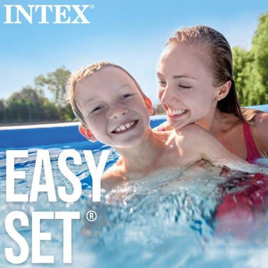 Intex Med Filterpatronpumpe Easy Set 305x61 Cm Pool Blå 305 x 61 cm
