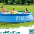 Miniatyrbillede 2 af 8: Intex Med Filterpatronpumpe Easy Set 305x61 Cm Pool Blå 305 x 61 cm