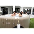Miniatyrbild 8 av 10: Lay-z Spa Uppblåsbar Badtunna Palma Hydrojet 201x201x80 Cm Beige 1050 Liters