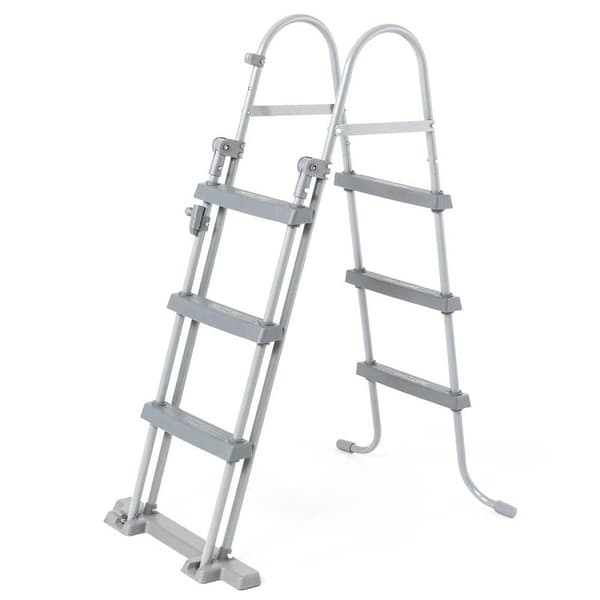 Bestway Rund Uppblåsbar Pool Fast Set Rattan 457x107 Cm Grå 12362 Liters