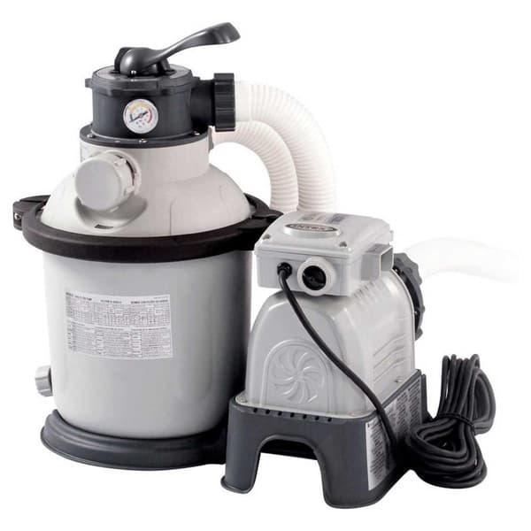 Intex Pyöreä Teräsrunko Maanpinnan Yläpuolella Allas Ultra Xtr 732 X 132 Cm Harmaa 47241 Liters