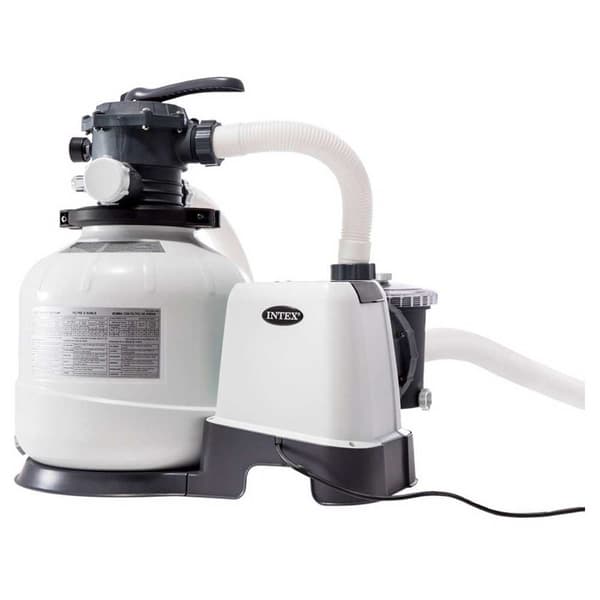Intex Suorakaiteen Muotoinen Teräsrunko Maanpinnan Yläpuolella Ultra Xtr 975 X 488 X 132 Cm Sininen,Harmaa 54368 Liters
