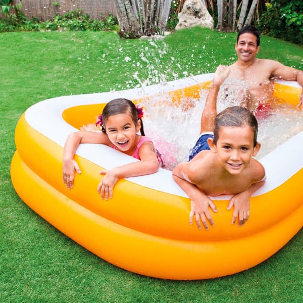 Intex Familie Oppustelig Pool Gul