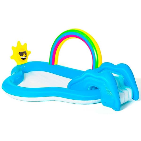 Bestway Slank Pool+jets Blå