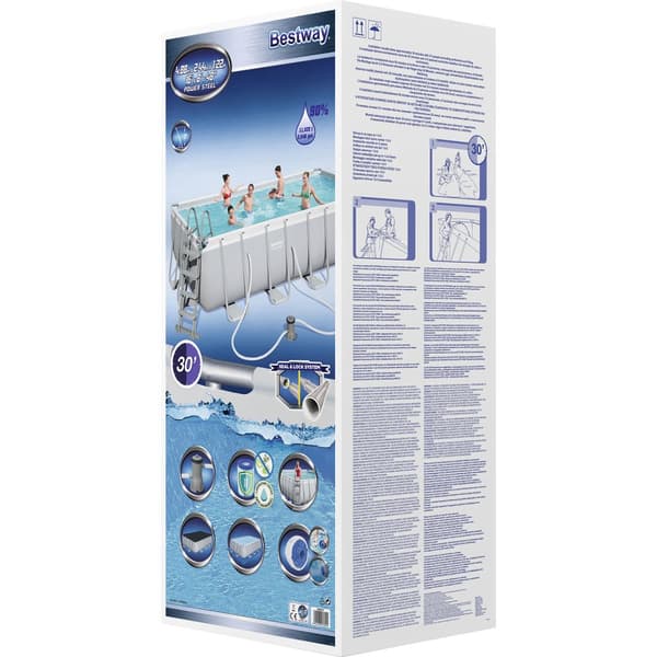 Bestway Steel Pro -allassetti 488 x 244 x 122 cm