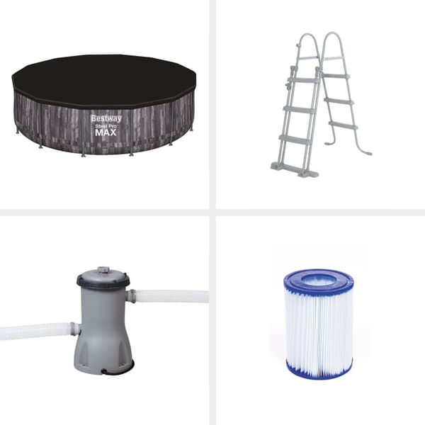 Bestway uima-allassetti Steel Pro Max 427 puun ilme