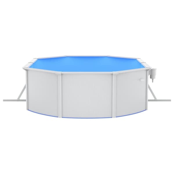 swimmingpool med poolstige 490x360x120 cm