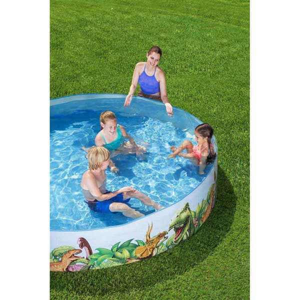 Bestway Pool Fill ´n Fun Dinosaurs 244x46 Cm Flerfarvet 2074 Liters