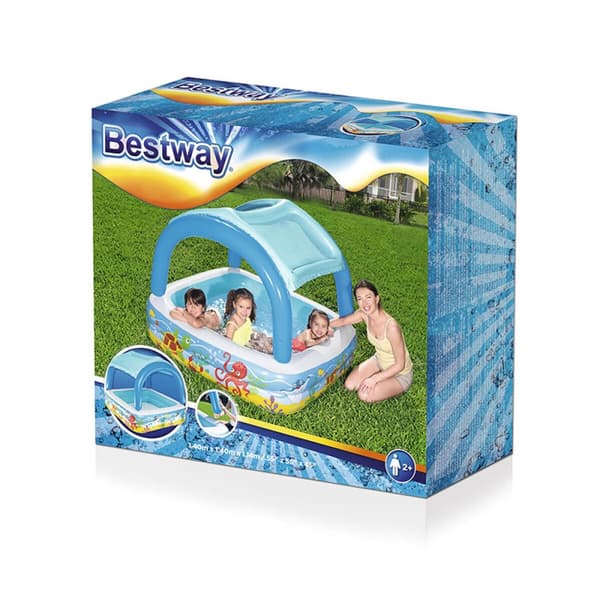 Oppustelig Pool til Børn Bestway 140 x 140 x 114 cm
