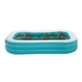 Miniatyrbild 5 av 11: Uppblåsbar plaskpool för barn Bestway 3D 262 x 175 x 51 cm Blå