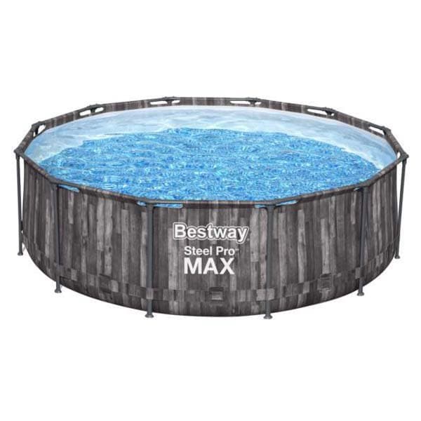 Bestway Rund Stålramme Over Jorden Pool Steel Pro Max Ø 366x100 Cm 9150 Liters