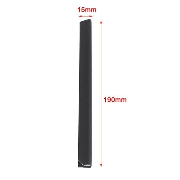 LZQ 50 Fästeclips för PVC-skydd, för trädgårdsstaket och avskärmning, 190x15mm, Antracit