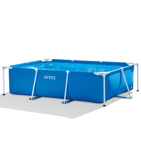 Intex suorakaiteen muotoinen uima-allas - 220 x 150 x 60 cm - Sininen - Mukana Lisätarvikkeet A57