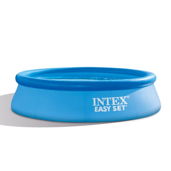Intex rund oppustelig let sæt swimmingpool - 305 x 76 cm - Blå - Inklusive Tilbehør CB85