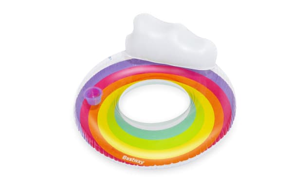 Oppustelig svømmering 107 cm Rainbow Bestway 43647